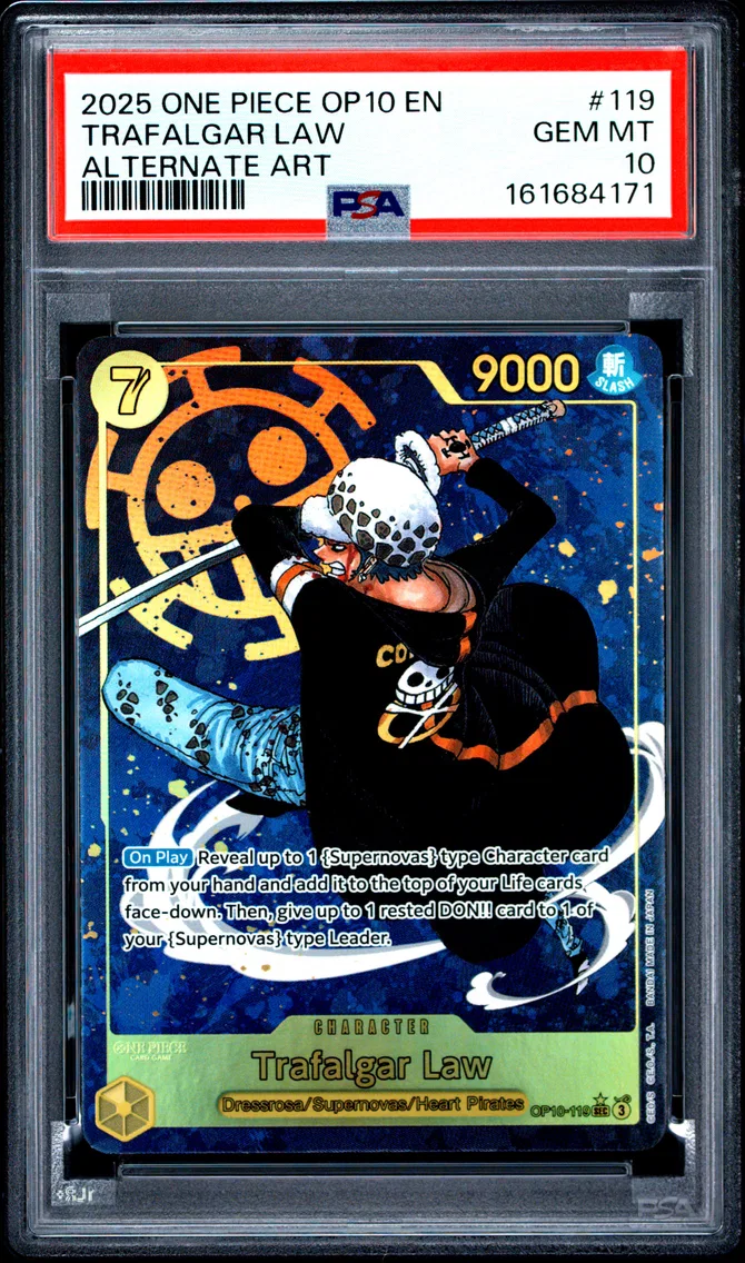 2025 #119 Trafalgar Law PSA 10 One Piece OP10-Royal Blood
