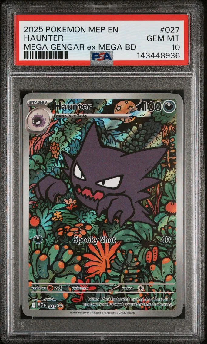 2025 #027 Haunter PSA 10 Mep EN-