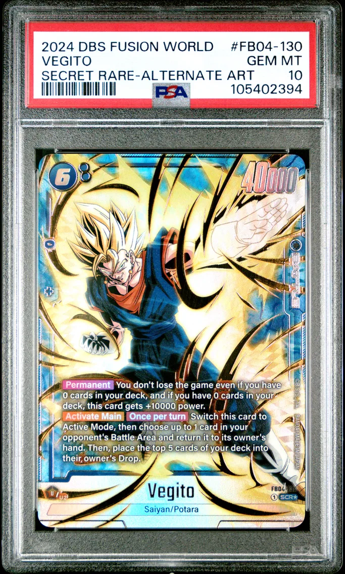 2024 #FB04-130 Vegito PSA 10 Dragon Ball Super Card Game Fusion World Ultra Limit