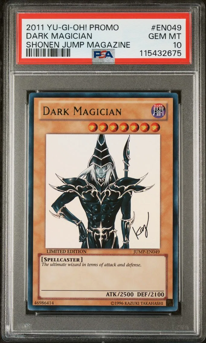 2011 #EN049 Dark Magician PSA 10 YU-GI-Oh! Promo Shonen Jump Magazine