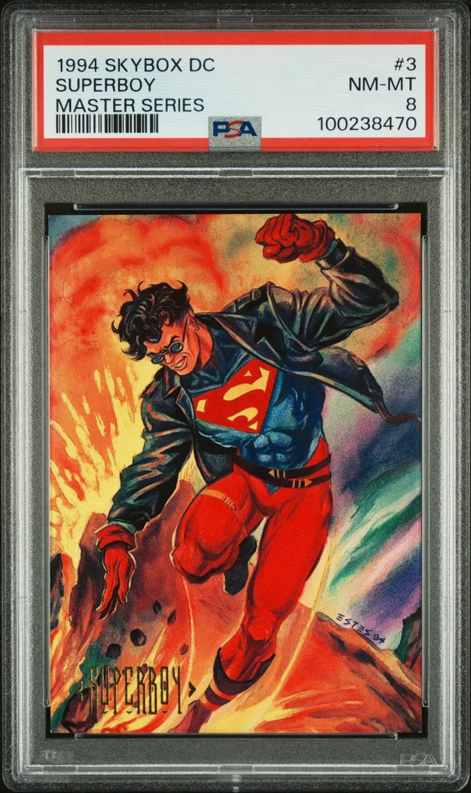 1994 #3 Superboy PSA 8 Skybox DC Master Series
