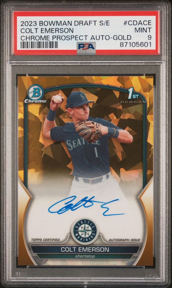 2023 #CDACE Colt Emerson PSA 9 B