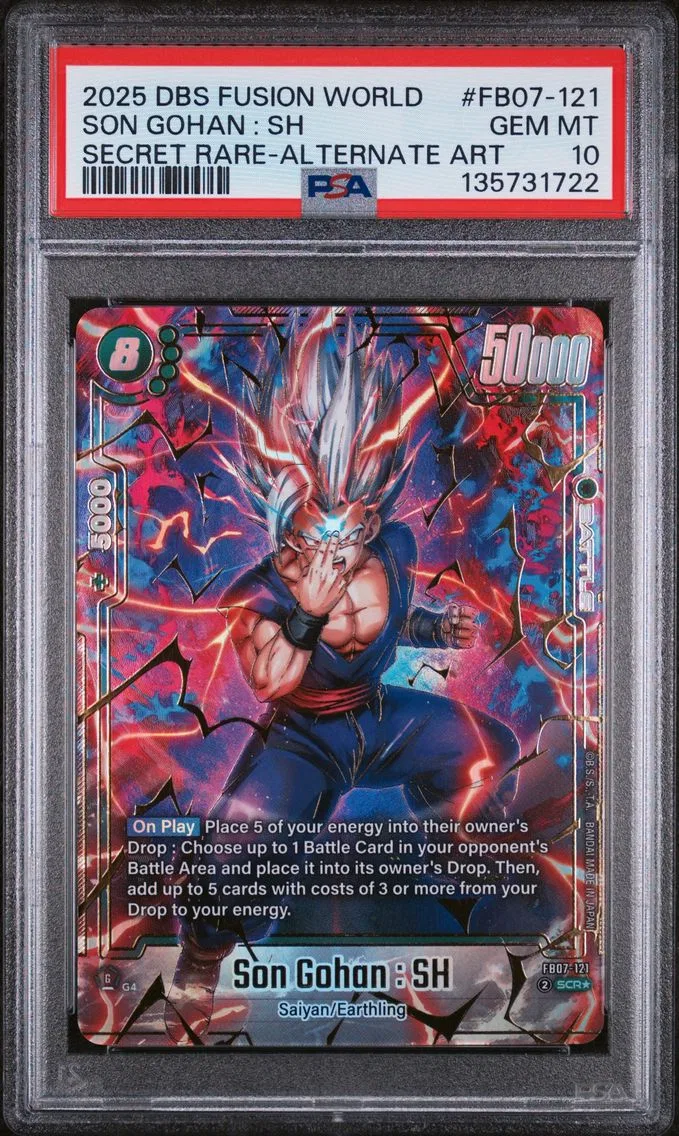 2025 #FB07-121 Son Gohan : SH PSA 10 Dragon Ball Super Card Game Fusion World Wish for Shenron