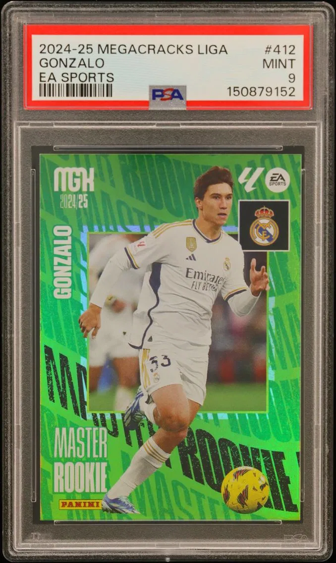 2024 #412 Gonzalo PSA 9 Panini Megacracks Mgk Laliga EA Sports