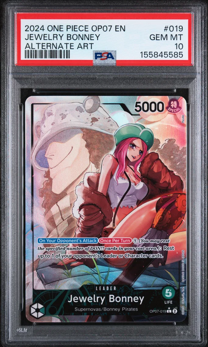 2024 #019 Jewelry Bonney PSA 10 One Piece OP07-500 Years in the Future