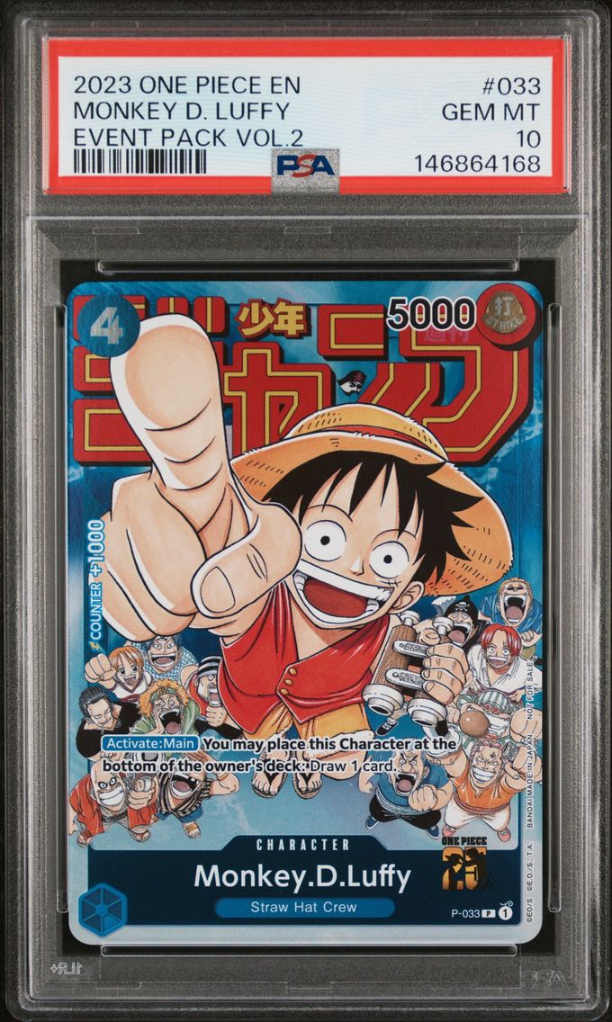2023 #033 Monkey D. Luffy PSA 10 One Piece Promos