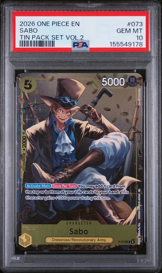 2026 #073 Sabo PSA 10 One Piece Promos