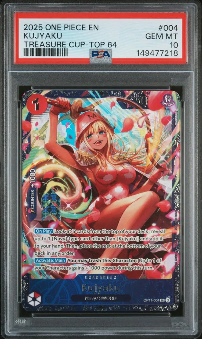 2025 #004 Kujyaku PSA 10 Promos One Piece
