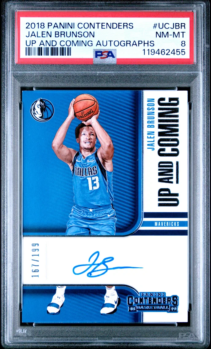 2018 #UCJBR Jalen Brunson PSA 8 