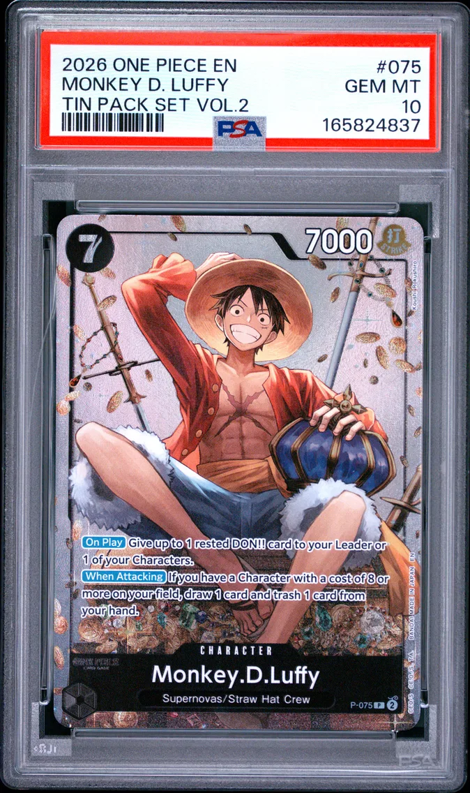 2026 #075 Monkey D. Luffy PSA 10 One Piece Promos