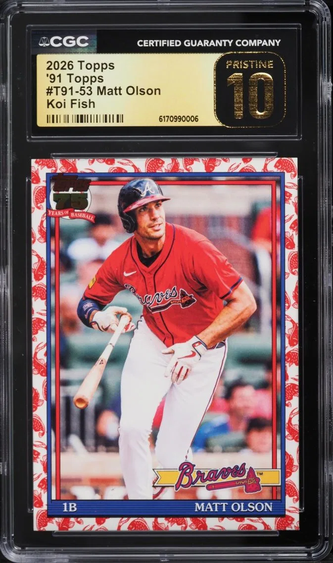 2026 Topps '91 Koi Fish Matt Olson #T91-53 CGC 10 PRISTINE