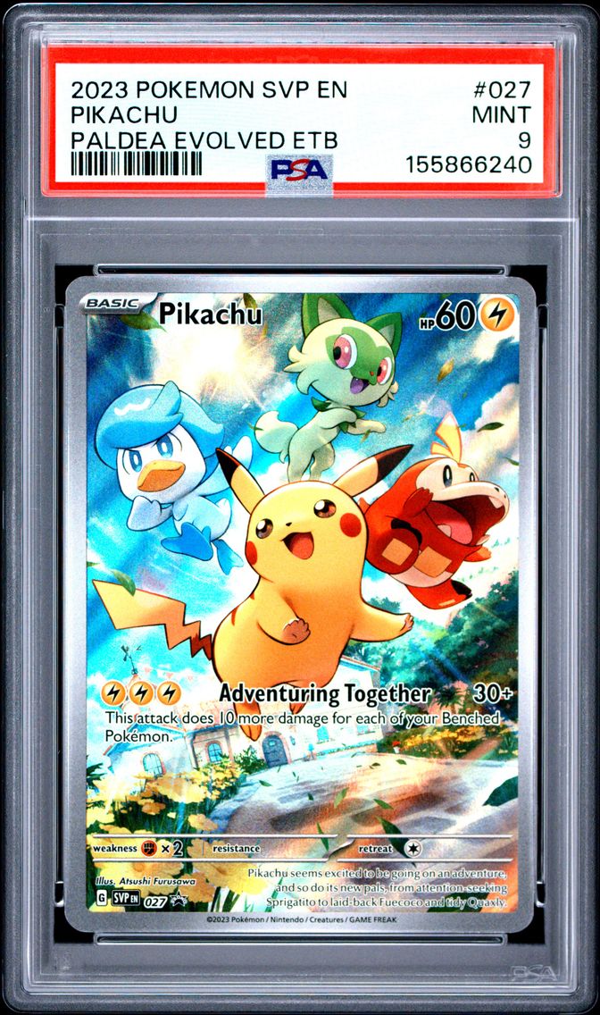 2023 #027 Pikachu PSA 9 Svp EN-S
