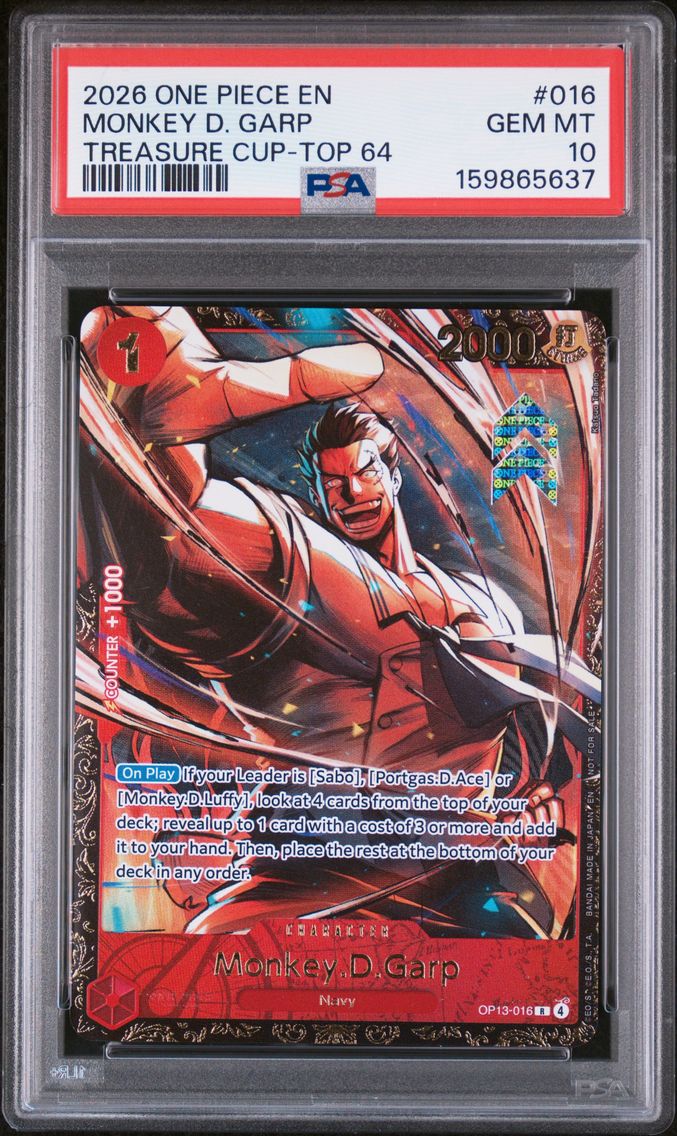 2026 #016 Monkey D. Garp PSA 10 