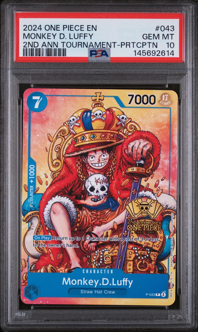 2024 #043 Monkey D. Luffy PSA 10