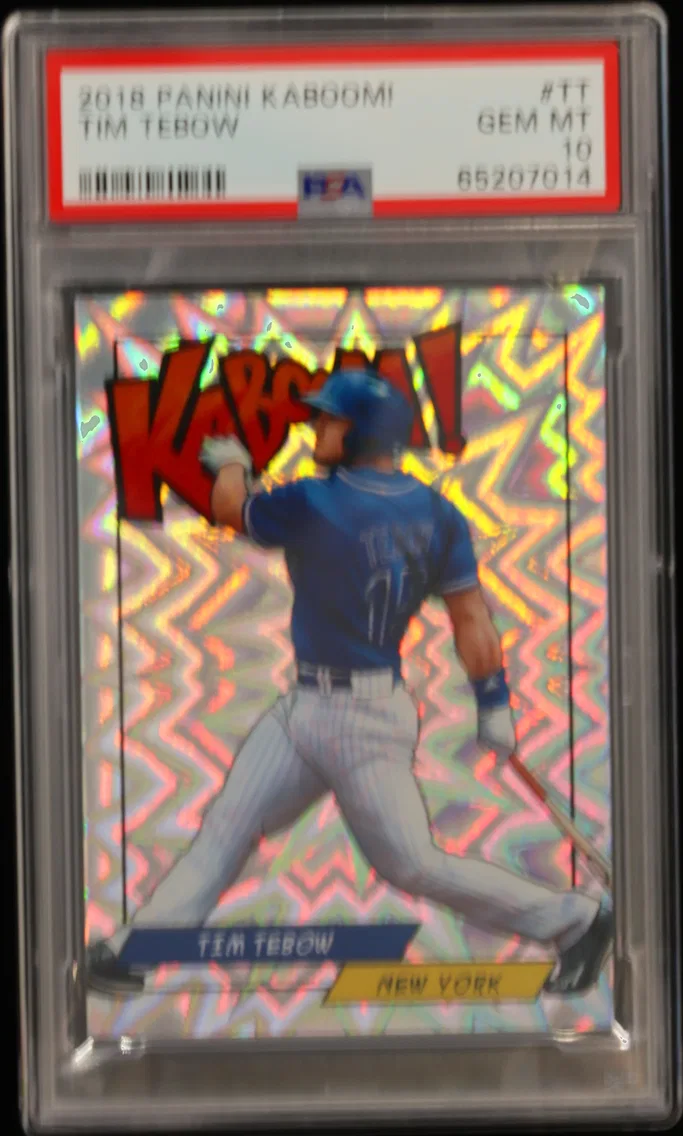 2018 #TT Tim Tebow PSA 10 Panini Kaboom!