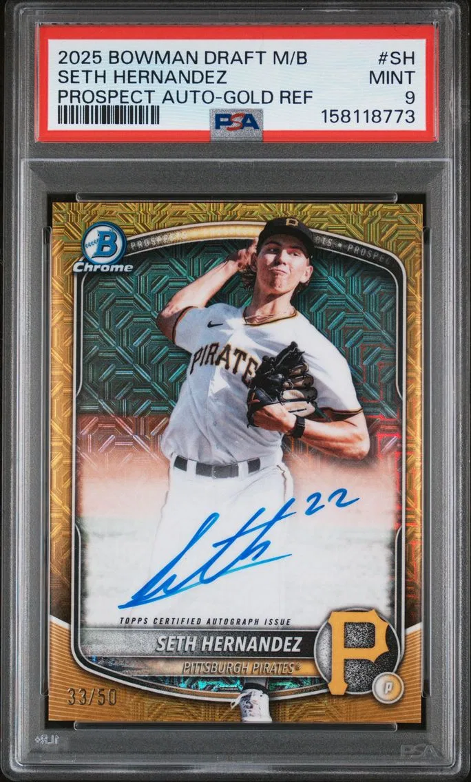 2025 #SH Seth Hernandez PSA 9 Bo