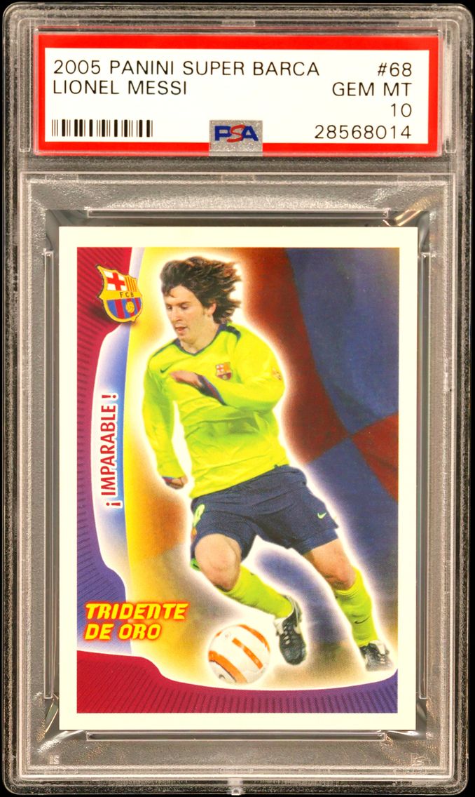 2005 #68 Lionel Messi PSA 10 Pan