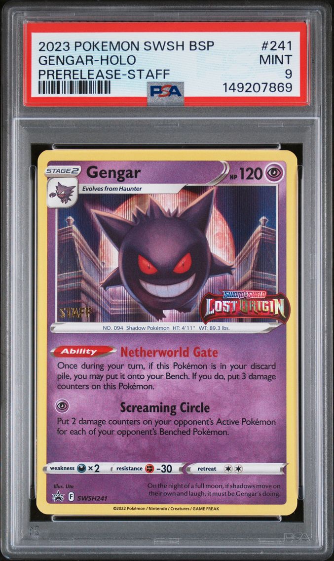 2023 #241 Gengar-Holo PSA 9 Swsh