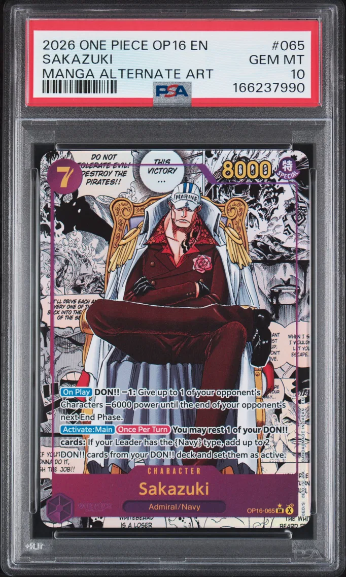 2026 #065 Sakazuki PSA 10 One Pi