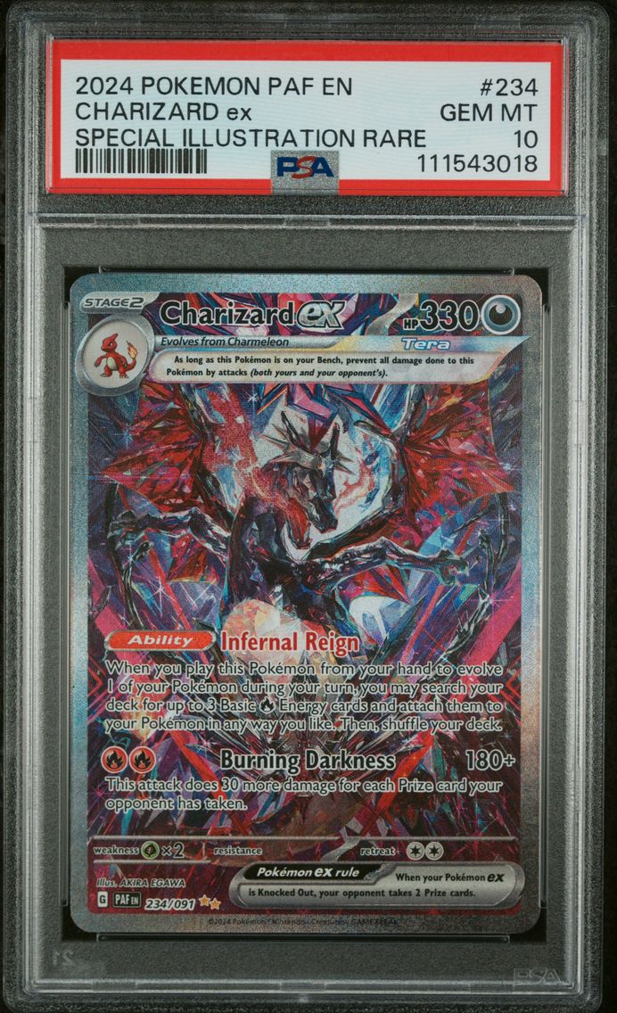 2024 #234 Charizard EX PSA 10 Pa