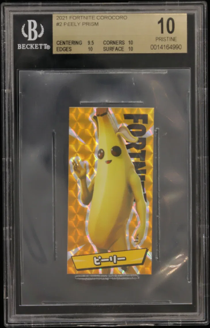 2021 #2 Peely Prism BGS 10 Fortnite CoroCoro