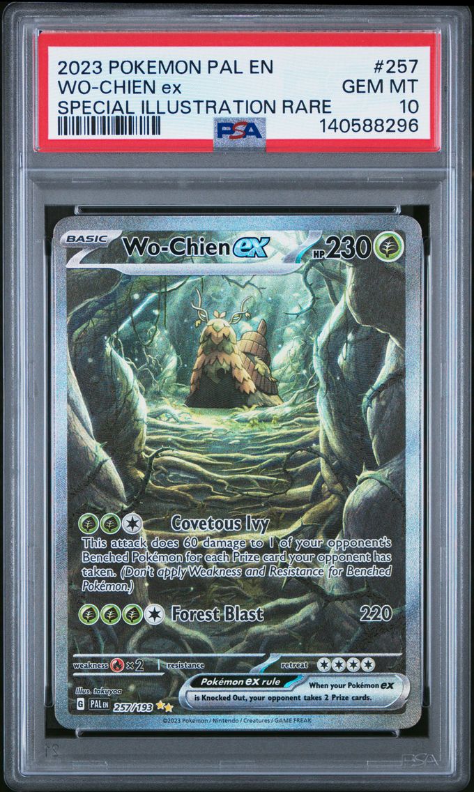 2023 #257 WO-Chien EX PSA 10 Pal EN-Paldea Evolved Pokemon