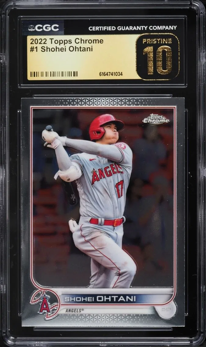 2022 Topps Chrome Shohei Ohtani #1 CGC 10 PRISTINE