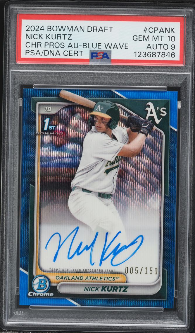 2024 #CPANK Nick Kurtz PSA 10 Bo
