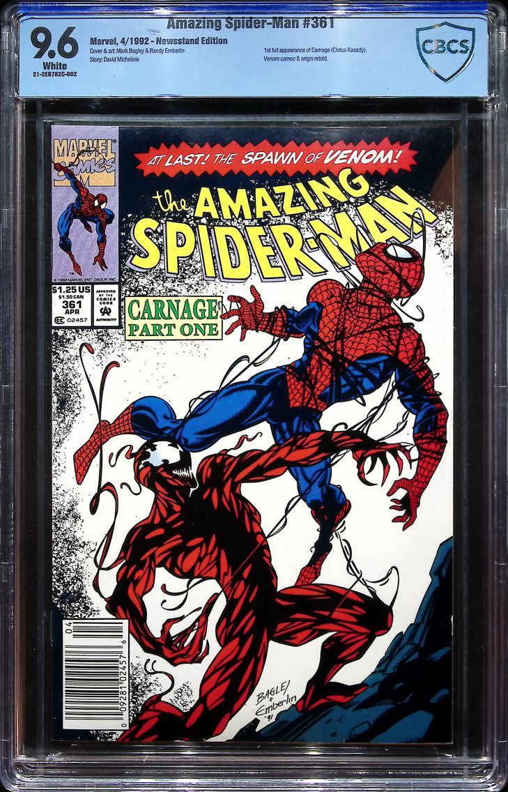 1992 Amazing Spider-Man #361 CBC
