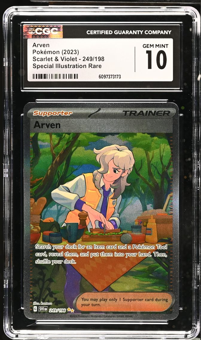 2023 #249 Arven CGC 10 Scarlet &