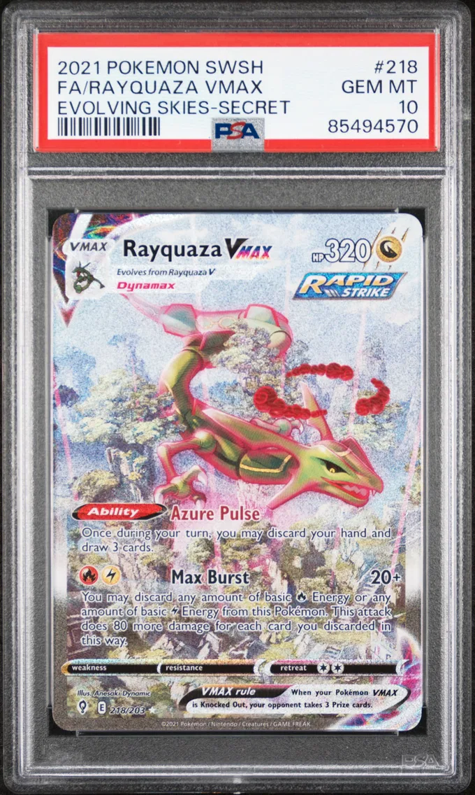 2021 #218 Full Art/Rayquaza Vmax