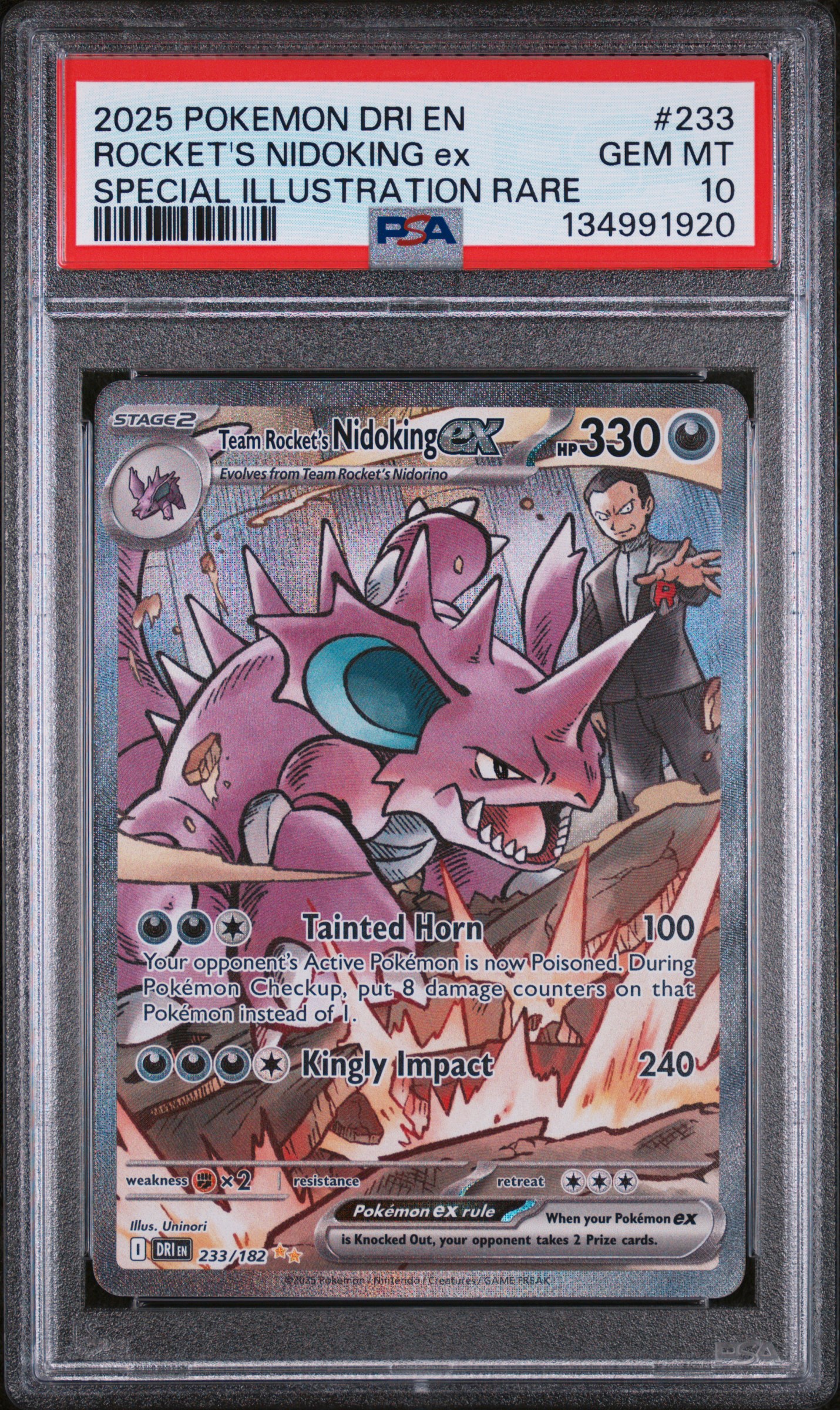 Team Rocket's Nidoking EX