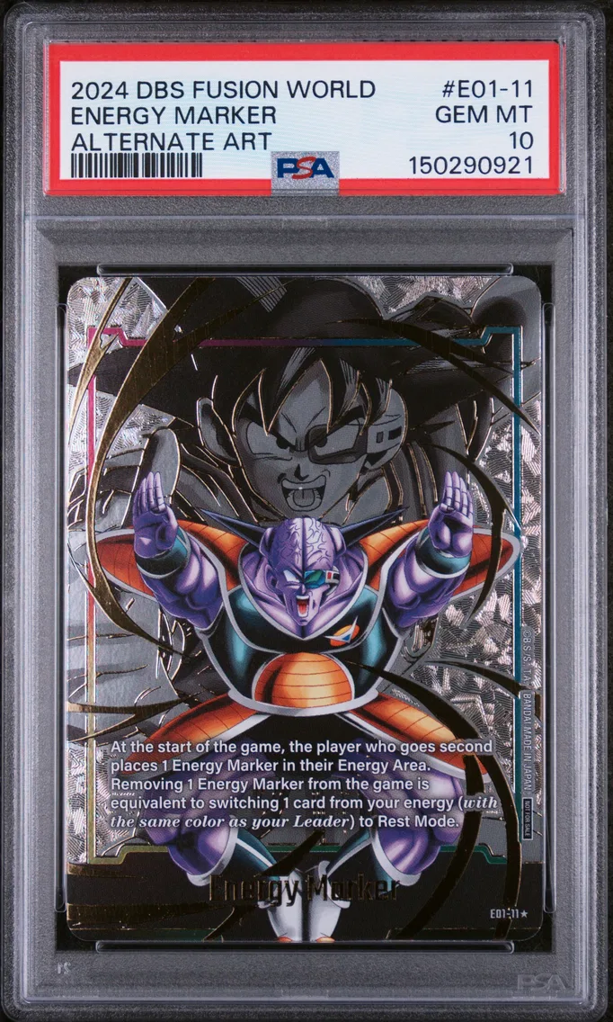 2024 #E01-11 Energy Marker PSA 10 Dragon Ball Super Card Game Fusion World Energy Marker Pack 01