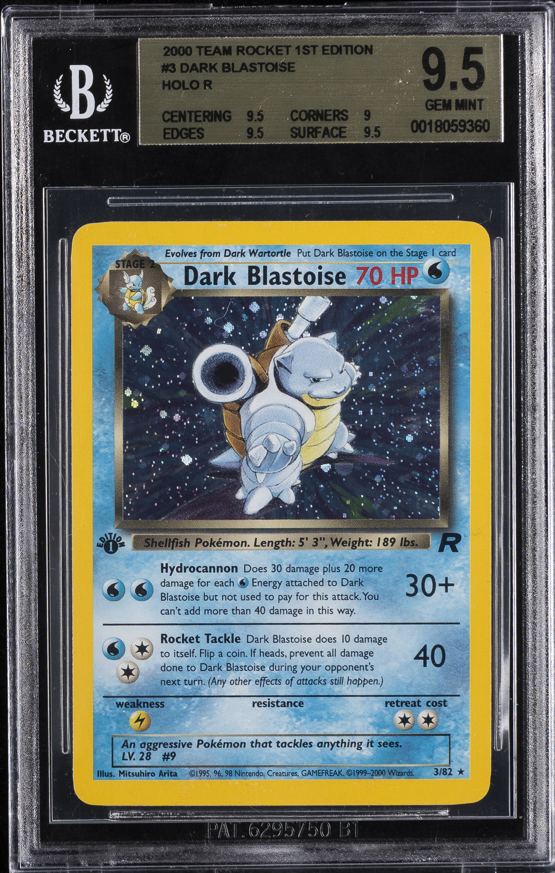 Dark Blastoise-Holo 1st Edition