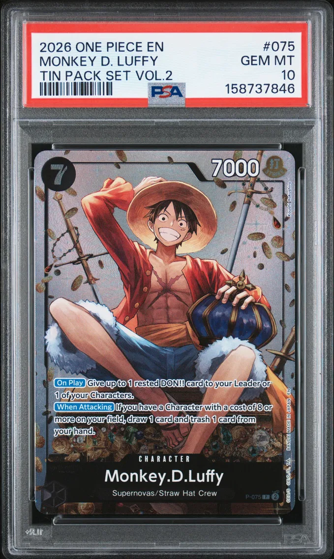 2026 #075 Monkey D. Luffy PSA 10 One Piece Promos