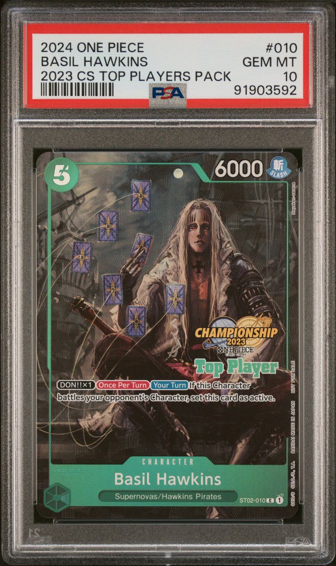 2024 #010 Basil Hawkins PSA 10 O