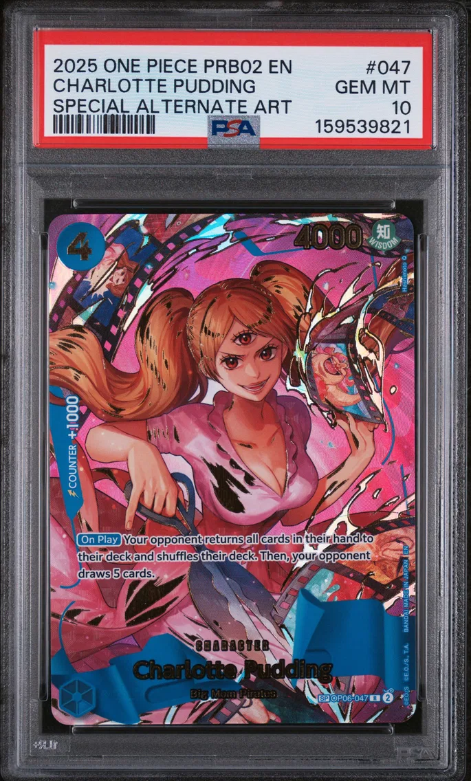 2025 #047 Charlotte Pudding PSA 10 One Piece PRB02-Premium Booster -One Piece Card the Best- Vol.2