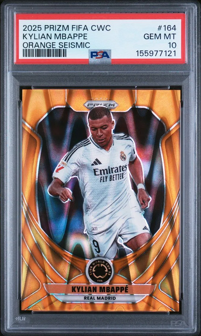 2025 #164 Kylian Mbappe PSA 10 Panini Prizm FIFA Club World Cup