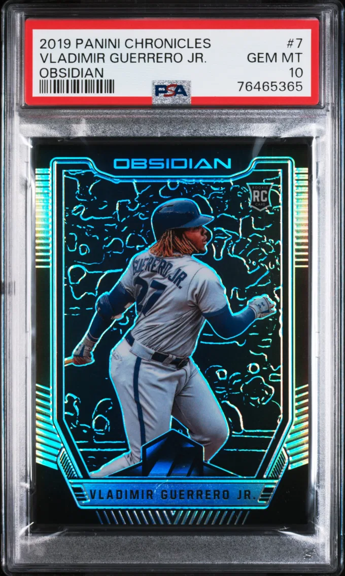 2019 #7 Vladimir Guerrero Jr. PSA 10 Panini Chronicles Obsidian