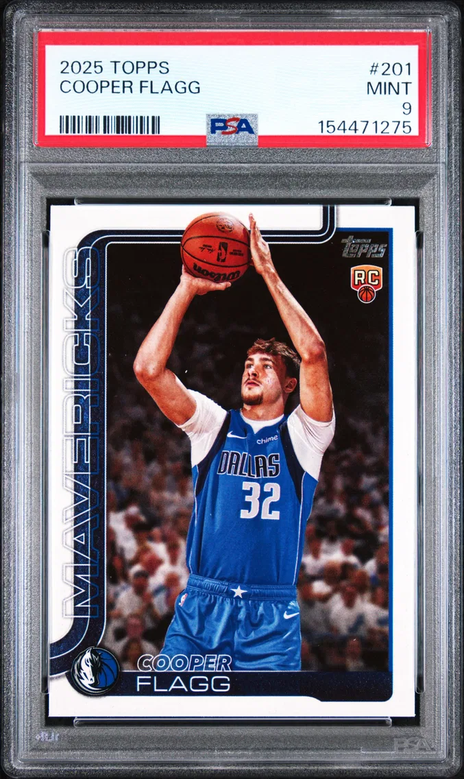 2025 #201 Cooper Flagg PSA 9 Topps