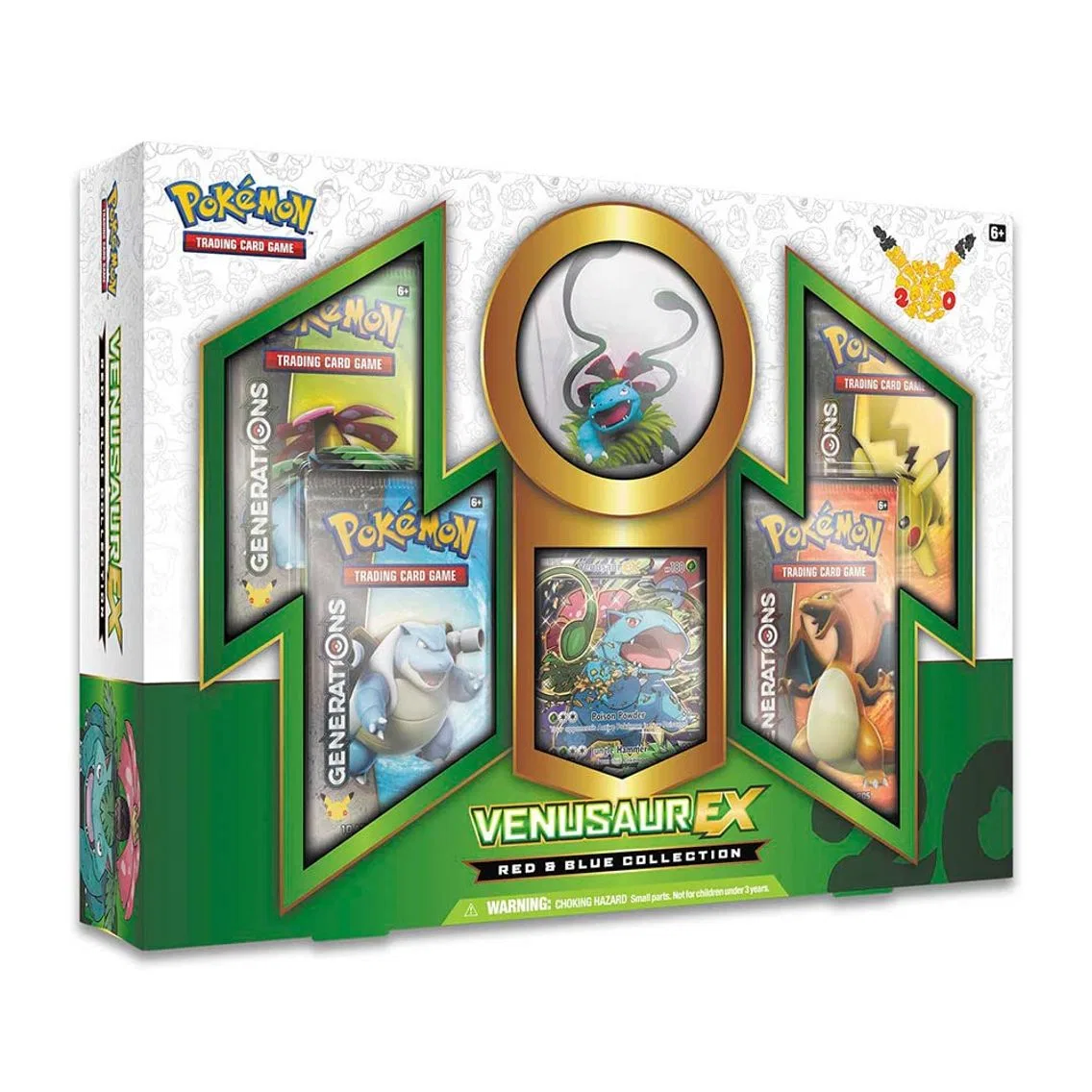 Venusaur Red and Blue Collection Box