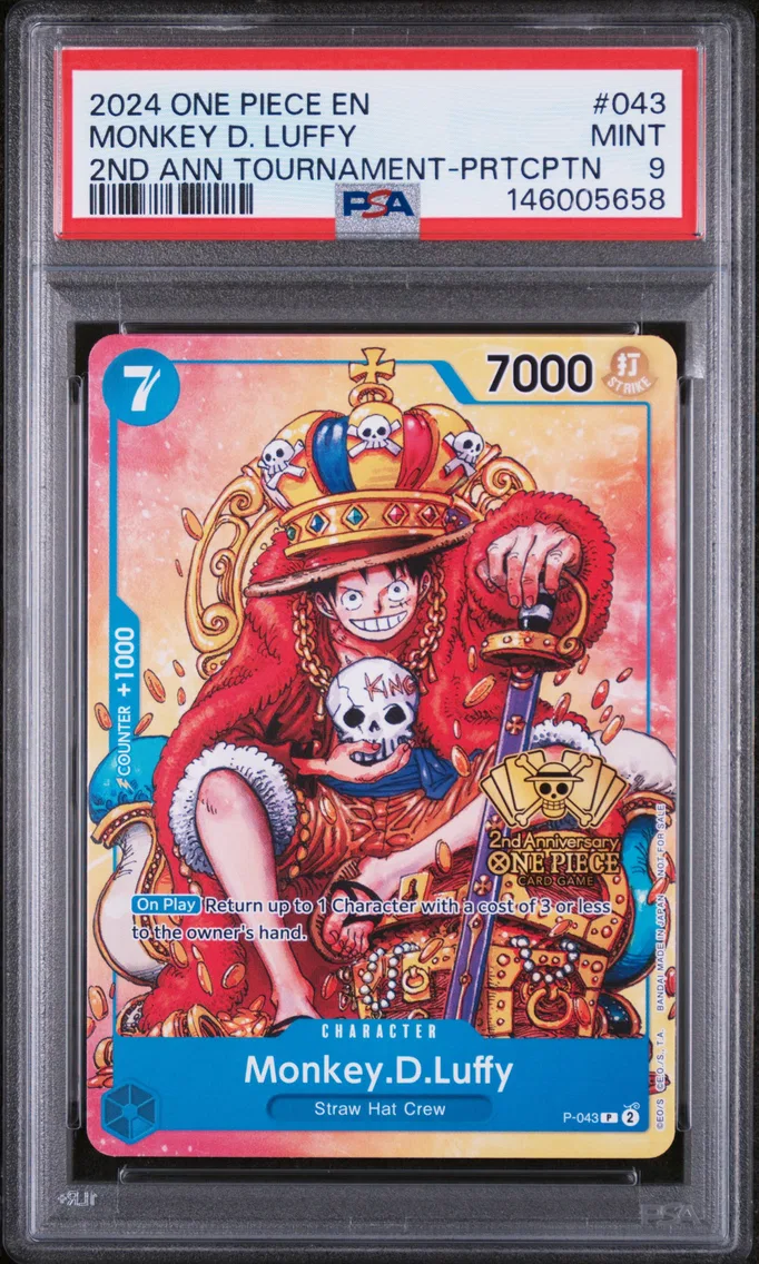 2024 #043 Monkey D. Luffy PSA 9 One Piece Promos