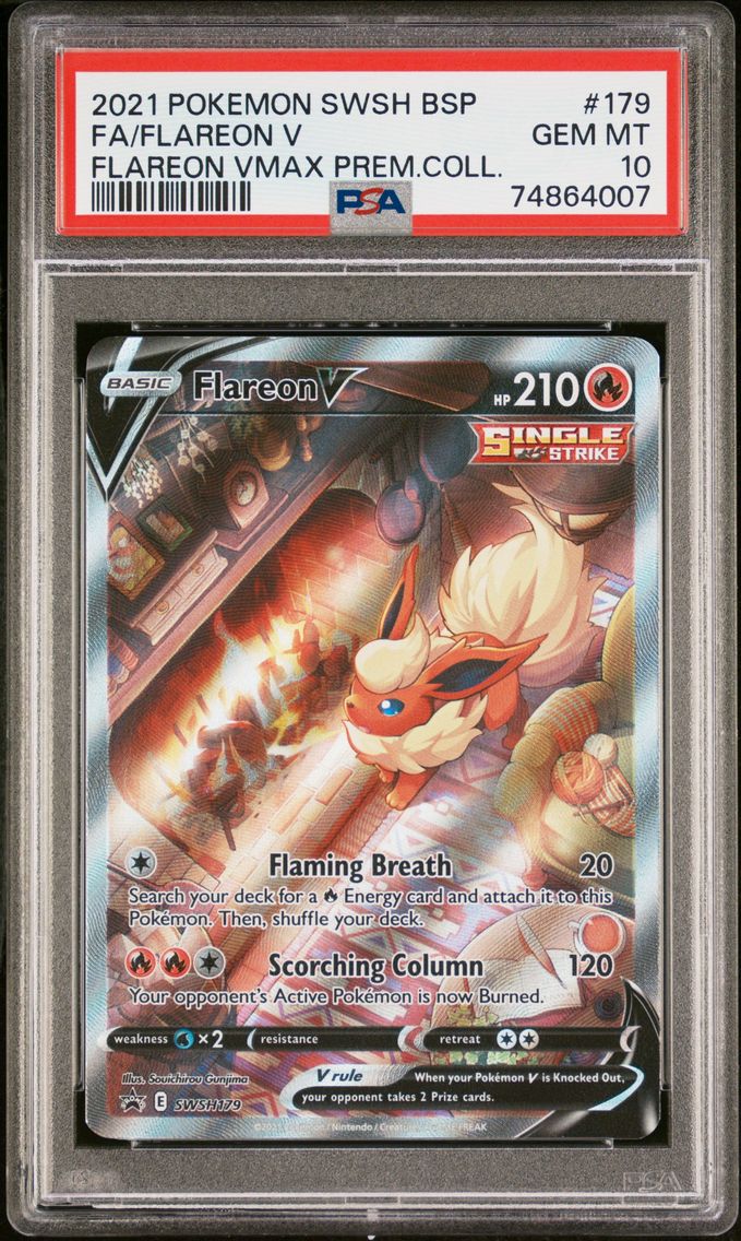 2021 #179 Full Art/Flareon V PSA
