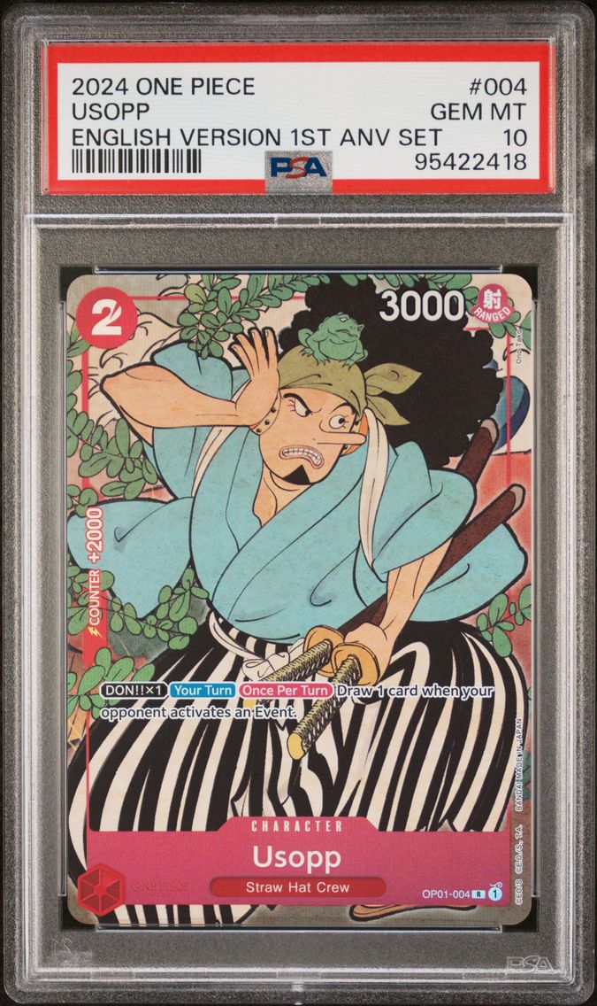 2024 #004 Usopp PSA 10 English V