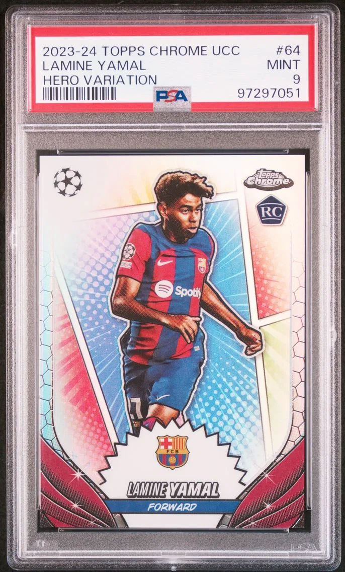 2023 #64 Lamine Yamal PSA 9 Topp