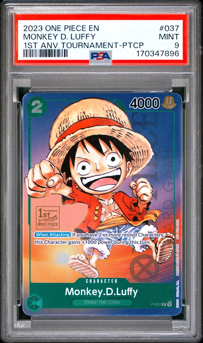 2023 #037 Monkey D. Luffy PSA 9 One Piece Promos