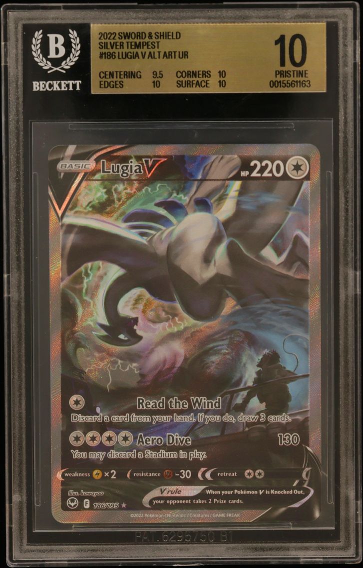 2022 #186 Lugia V ALT ART UR BGS