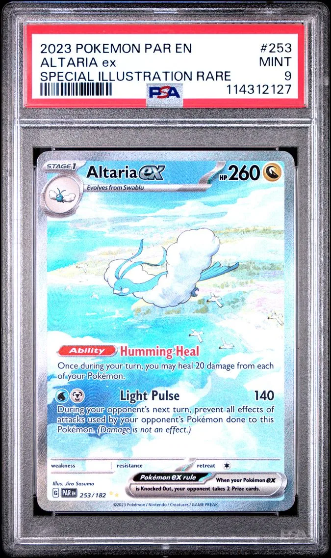 2023 #253 Altaria EX PSA 9 Par EN-Paradox Rift Pokemon