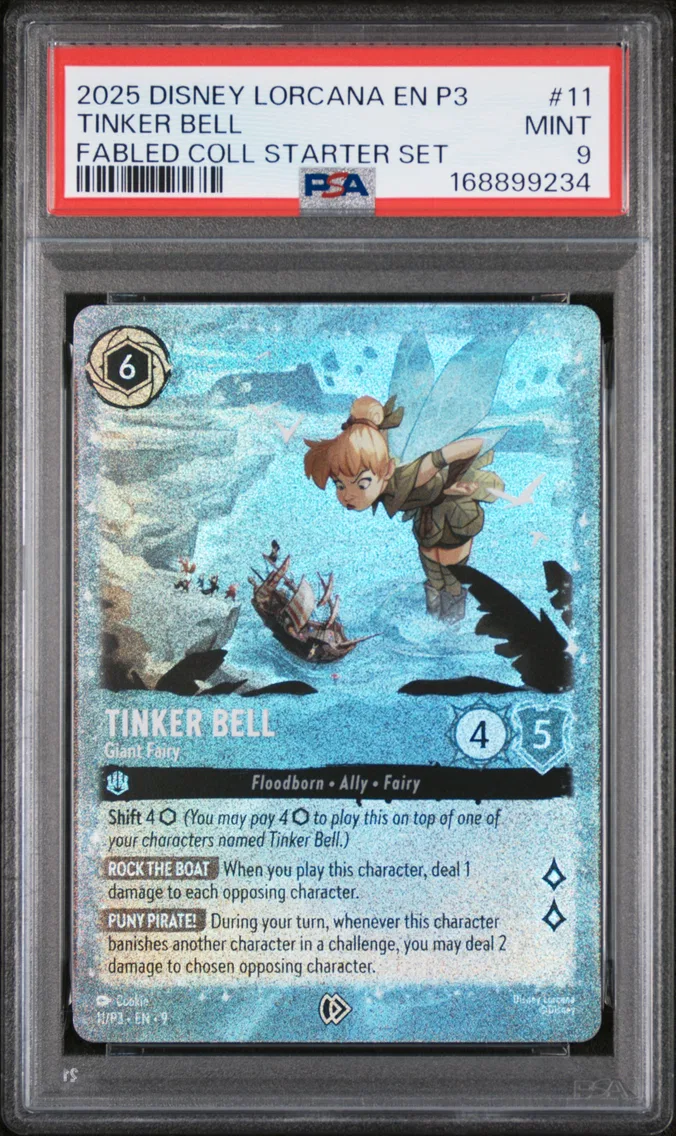 2025 #11 Tinker Bell - Giant Fairy PSA 9 Disney Lorcana EN P3-Promo