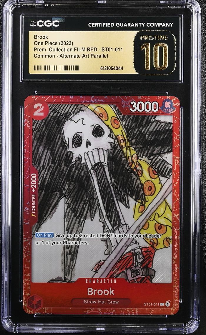 2023 #ST01-011 Brook CGC 10 Pristine Premium Collection FILM RED (Foil) - English